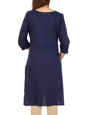 straight Embroidered kurta - 15418143 - Standard Image - 3