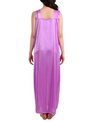 square neck bow detail nighty - 15418354 - Standard Image - 3