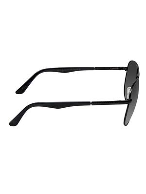 David Blake Black Aviator Polarized Uv Protected Sunglass - 15418682 - Standard Image - 3
