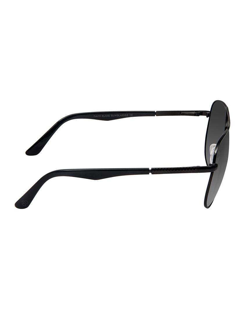 David Blake Black Aviator Polarized Uv Protected Sunglass - 15418682 - Zoom Image - 3