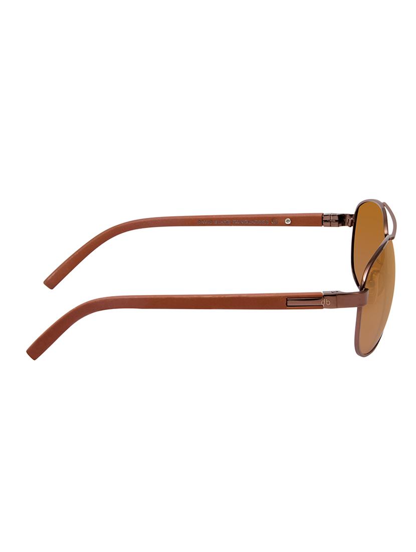 David Blake Brown Aviator Polarized Uv Protected Sunglass - 15418707 - Zoom Image - 3