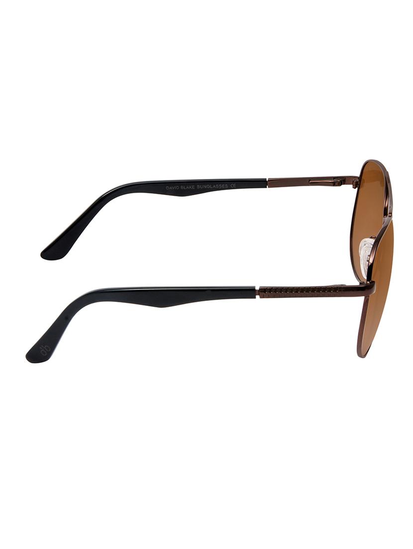 David Blake Brown Aviator Polarized Uv Protected Sunglass - 15418792 - Zoom Image - 3