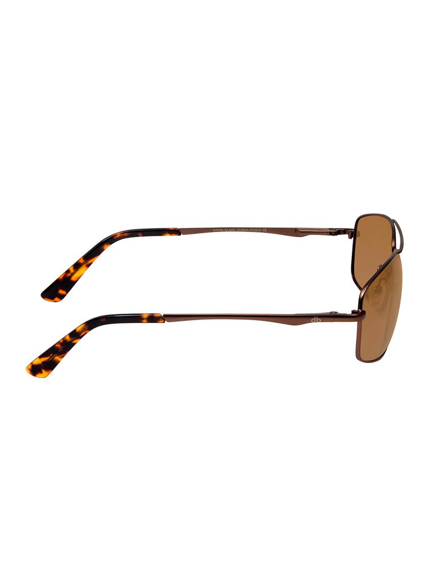 David Blake Brown Rectangular Polarized Uv Protected Sunglass - 15418801 - Zoom Image - 3