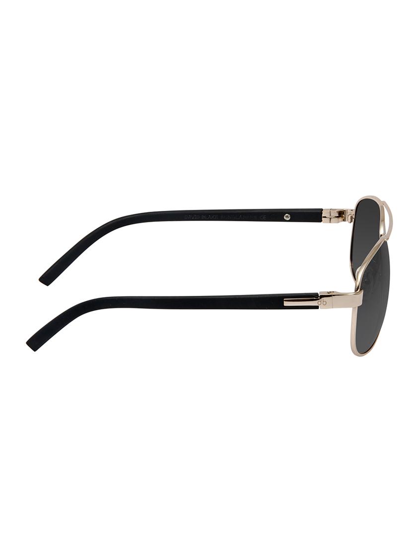 David Blake Grey Aviator Polarized Uv Protected Sunglass - 15418818 - Zoom Image - 3