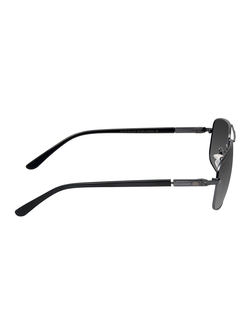 David Blake Grey Rectangular Gradient Polarized Uv Protected Sunglass - 15418822 - Zoom Image - 3