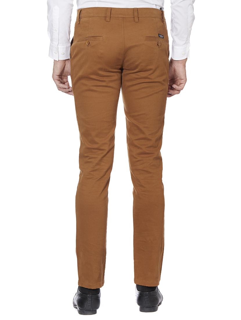 brown cotton chinos - 15418908 - Zoom Image - 3