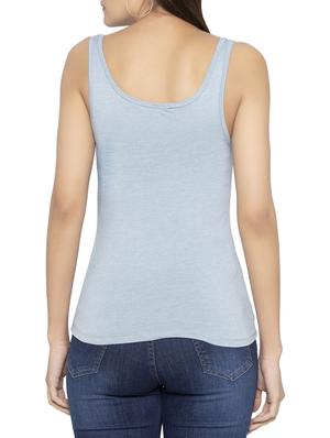 scoop neck tank tee - 15419166 - Standard Image - 3