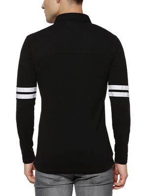black cotton casual shirt - 15419462 - Standard Image - 3