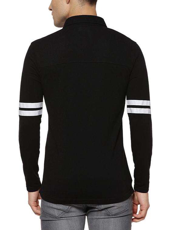 black cotton casual shirt - 15419462 - Zoom Image - 3