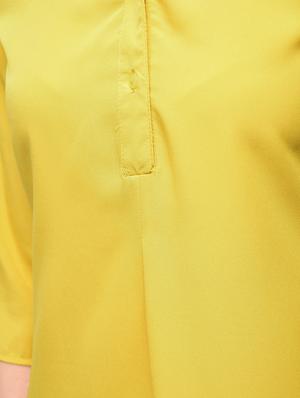 solid straight kurti - 15419512 - Standard Image - 6