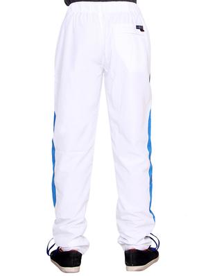 white polyester track pant - 15420201 - Standard Image - 3
