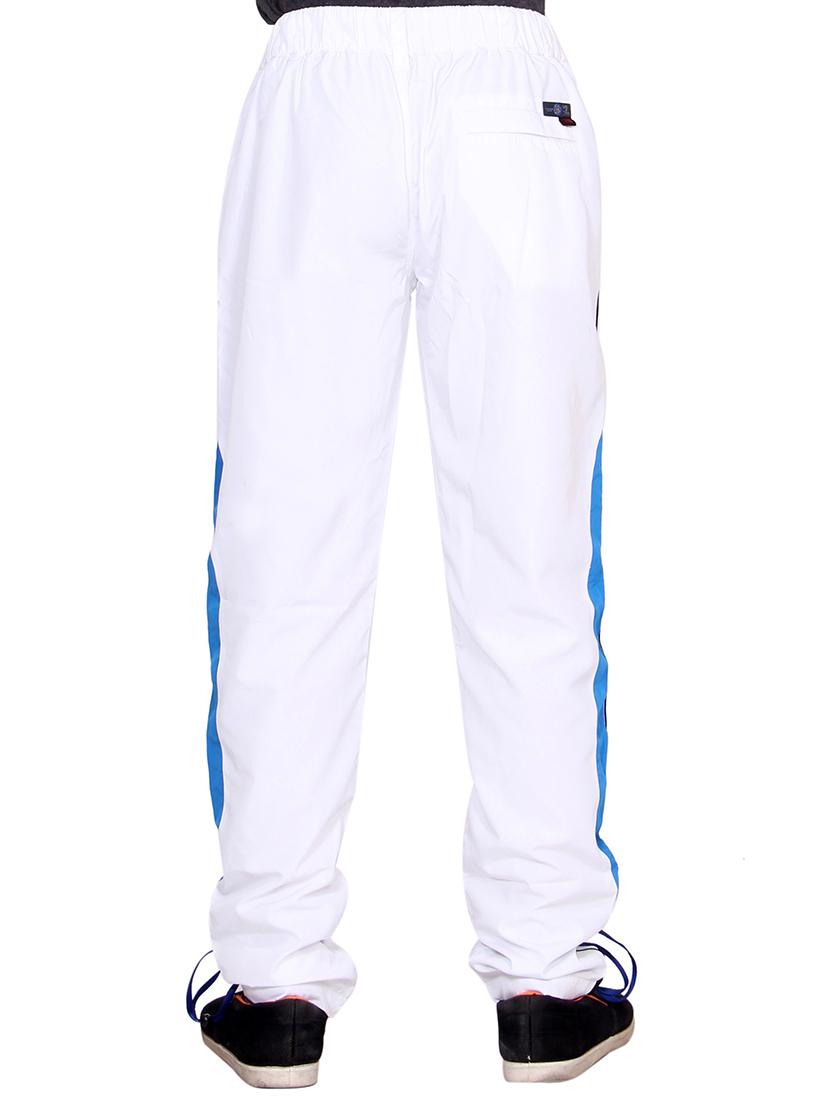 white polyester track pant - 15420201 - Zoom Image - 3