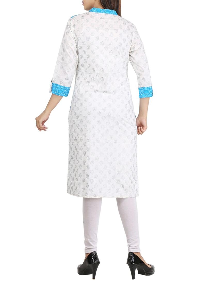 Straight tassels kurta - 15420408 - Zoom Image - 3