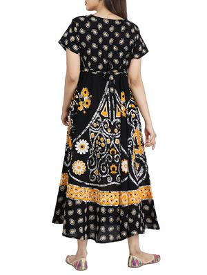 a-line pockets printed kurta - 15420416 - Standard Image - 3