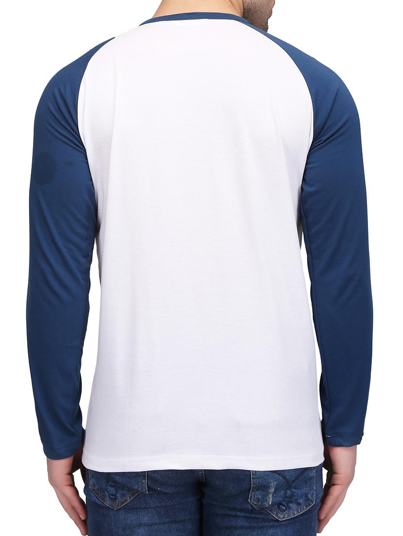 white cotton raglan t-shirt - 15420915 - Zoom Image - 3