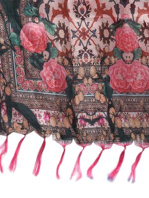 pink printed dupatta - 15421138 - Standard Image - 3