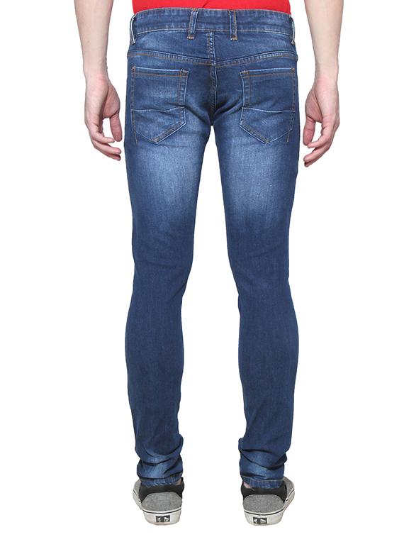 blue cotton ripped jeans - 15425613 - Zoom Image - 3