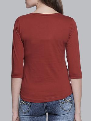 solid henley tee - 15425987 - Standard Image - 3