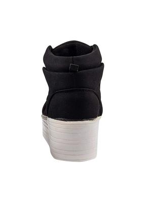 black lace-up sneakers - 15425995 - Standard Image - 3