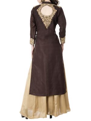 straight embellished kurta - 15426763 - Standard Image - 3