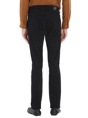 black cotton plain jeans - 15427018 - Standard Image - 3
