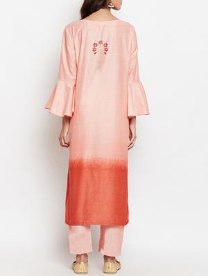 Straight bell sleeves kurta - 15427083 - Standard Image - 3