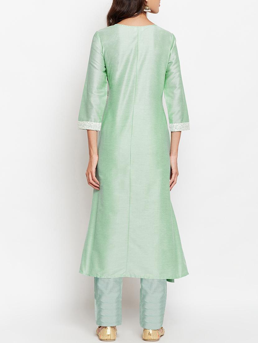 Layered printed kurta - 15427086 - Zoom Image - 3