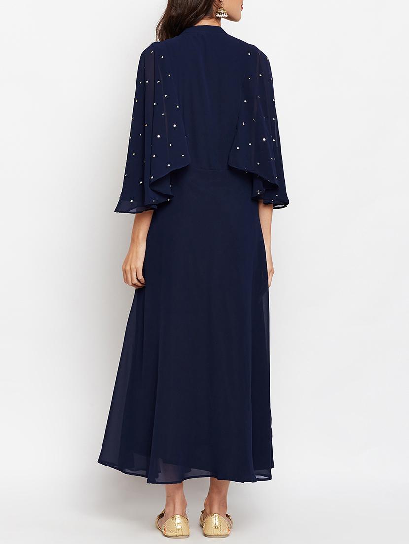 A-line flared sleeves kurta - 15427091 - Zoom Image - 3