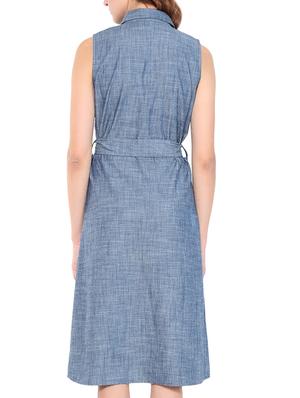 tie knot belted shirt dress - 15427514 - Standard Image - 3