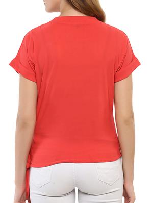 side tie up embellished top - 15427935 - Standard Image - 3