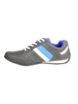 grey leatherette sport shoes - 15428050 - Standard Image - 3