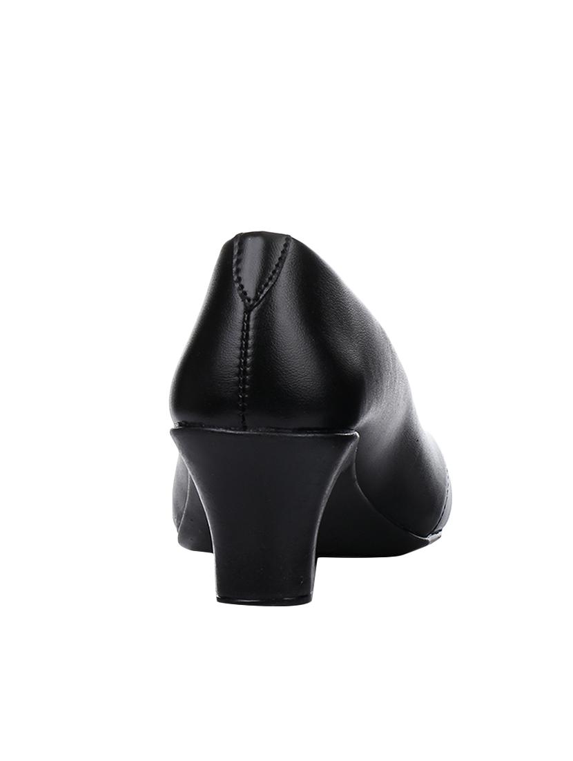 black slip on formal shoes - 15428540 - Zoom Image - 3