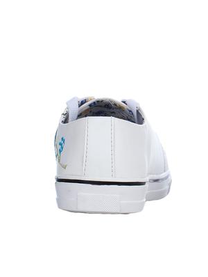 white lace-up sneakers - 15428545 - Standard Image - 3