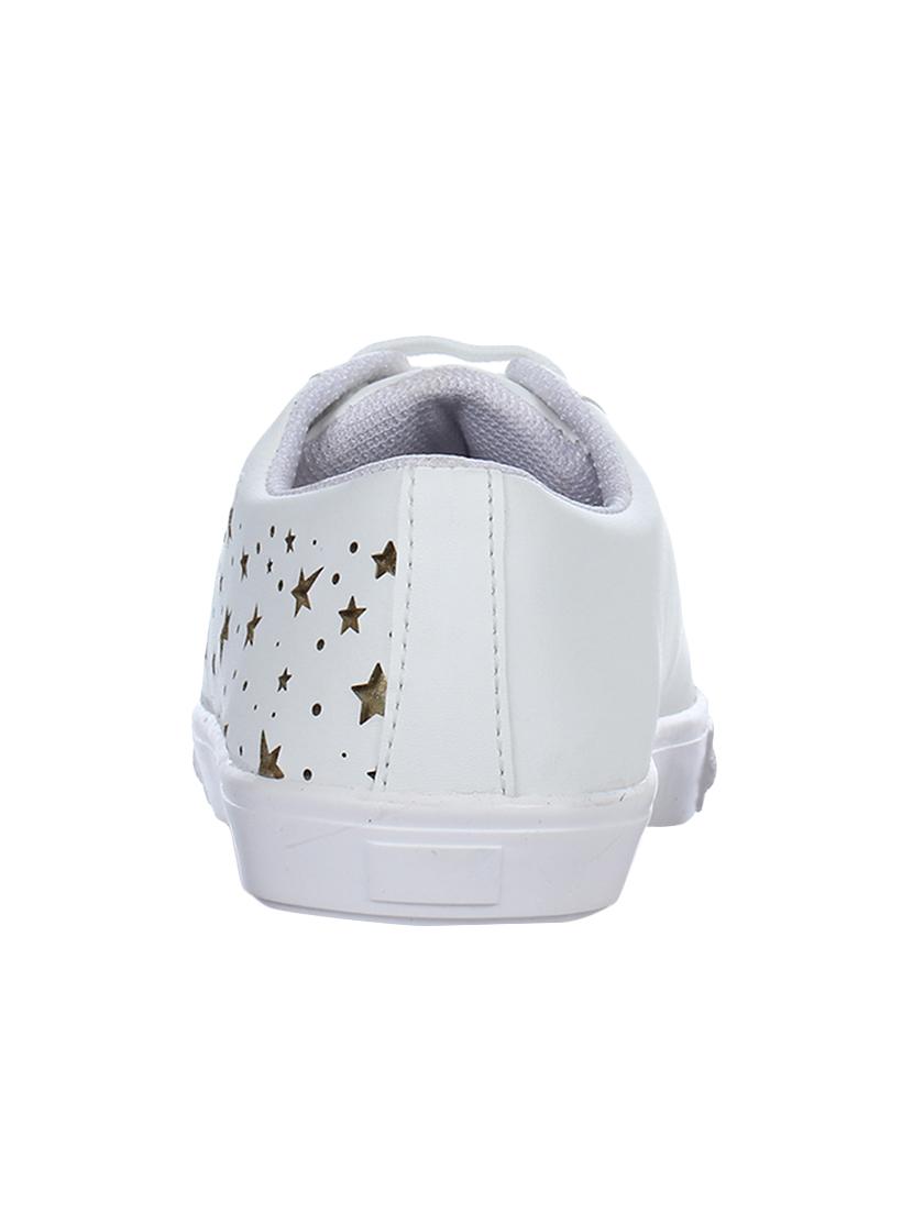 white lace-up sneakers - 15428551 - Zoom Image - 3