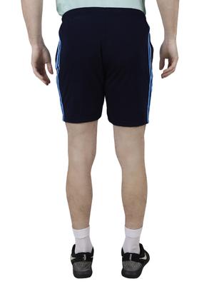 blue cotton blend shorts - 15429080 - Standard Image - 3