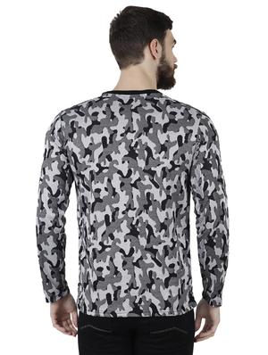 multi colored cotton blend all over print t-shirt - 15429100 - Standard Image - 3
