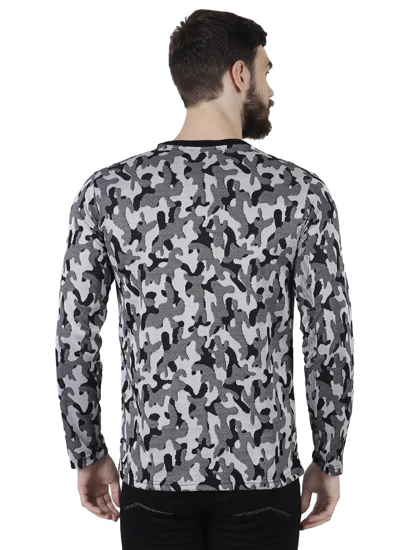 multi colored cotton blend all over print t-shirt - 15429100 - Zoom Image - 3