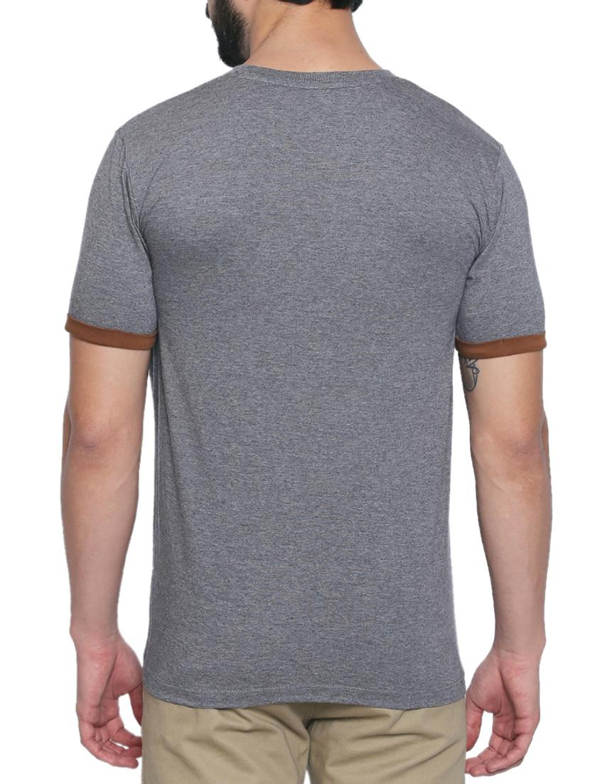 grey cotton t-shirt - 15429683 - Zoom Image - 3