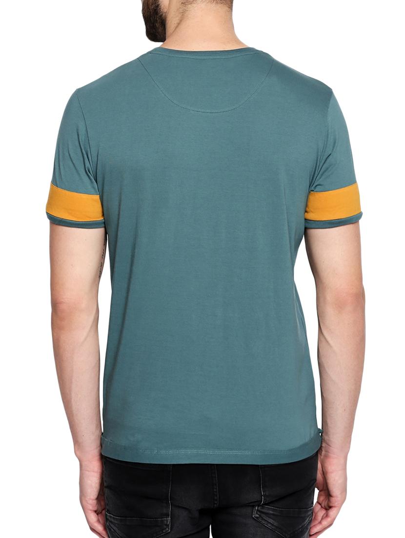 blue cotton t-shirt - 15429686 - Zoom Image - 3
