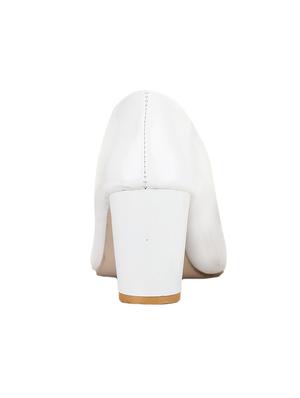 white slip on pumps - 15429981 - Standard Image - 3