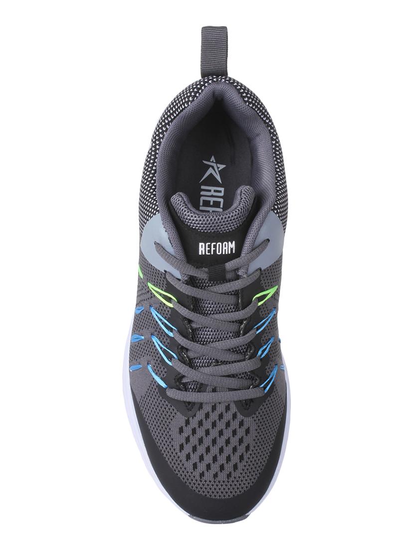 grey Fabric sport shoes - 15430041 - Zoom Image - 3