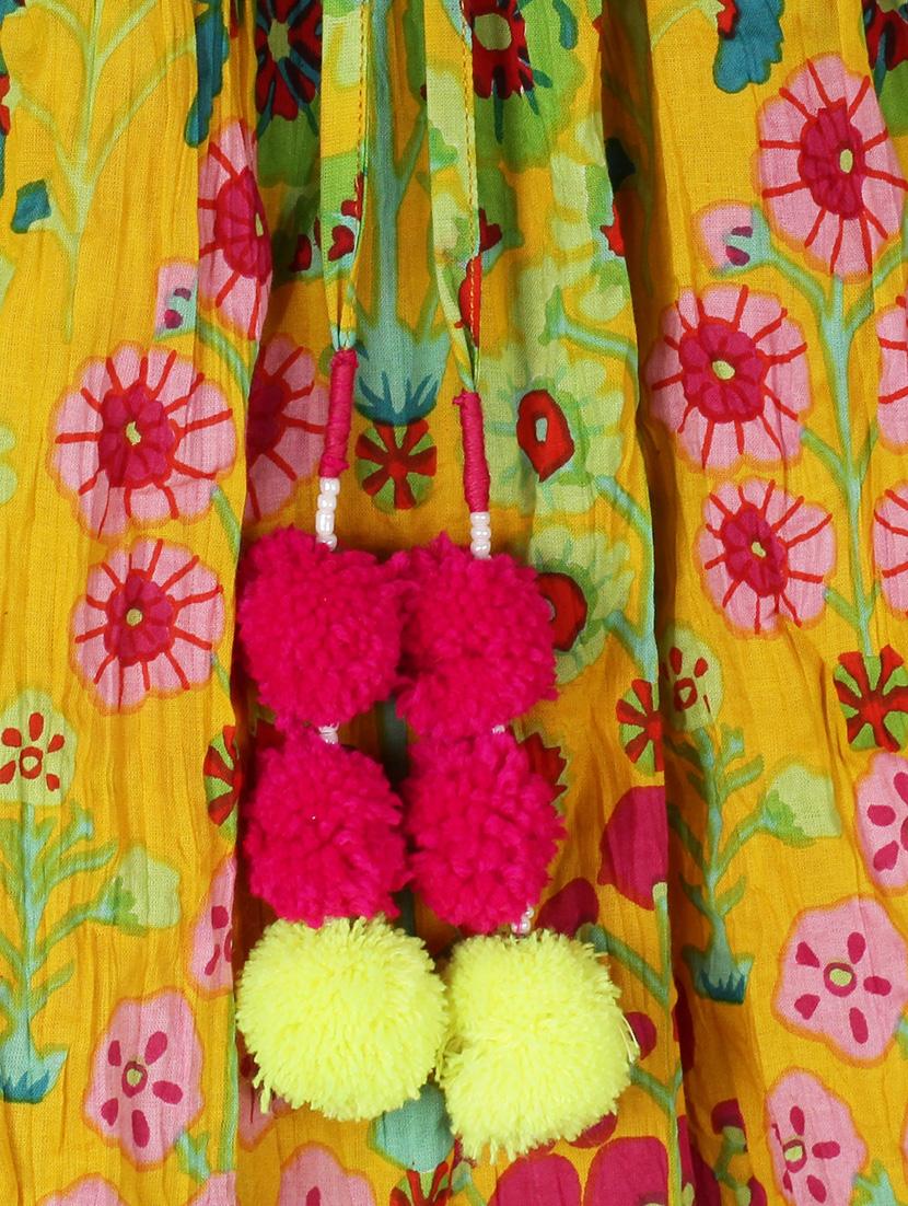 yellow cotton skirt - 15430194 - Zoom Image - 3
