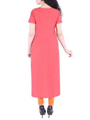 Printed straight kurta - 15430399 - Standard Image - 3