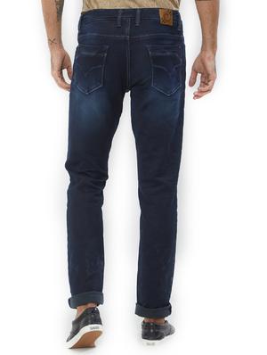 blue cotton washed jeans - 15430590 - Standard Image - 3