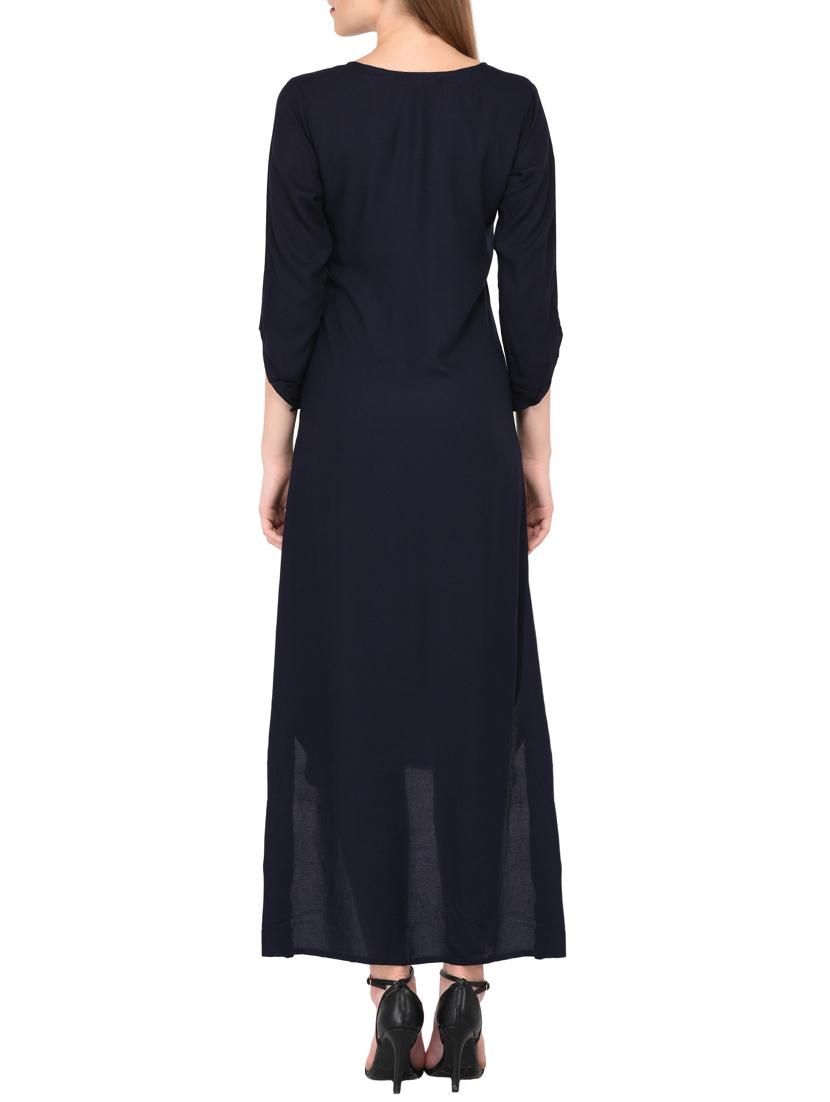High low kurta with tassels - 15430605 - Zoom Image - 3