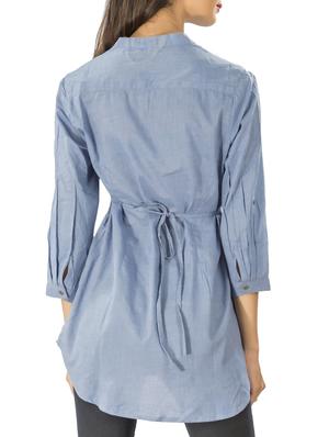 lace detail belted tunic - 15431000 - Standard Image - 3