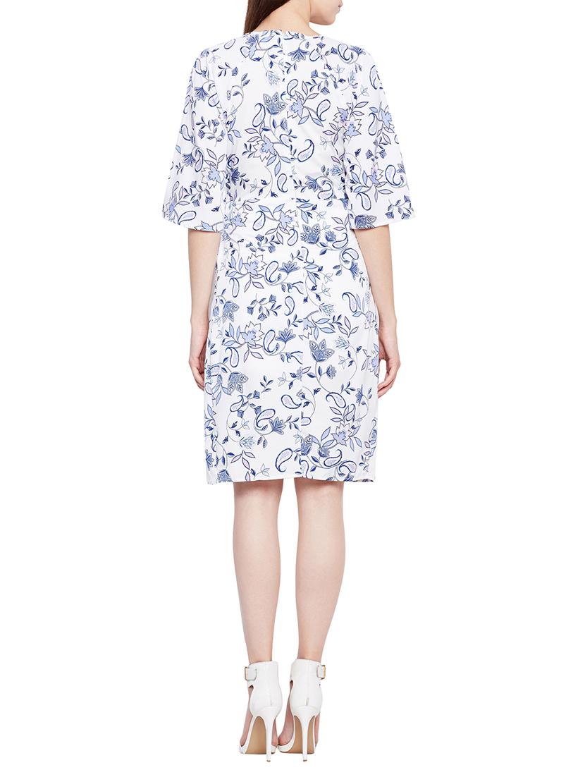 Twisted front detail floral dress - 15431183 - Zoom Image - 3