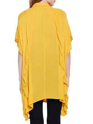 asymmetric ruffled maternity tunic - 15431228 - Standard Image - 3