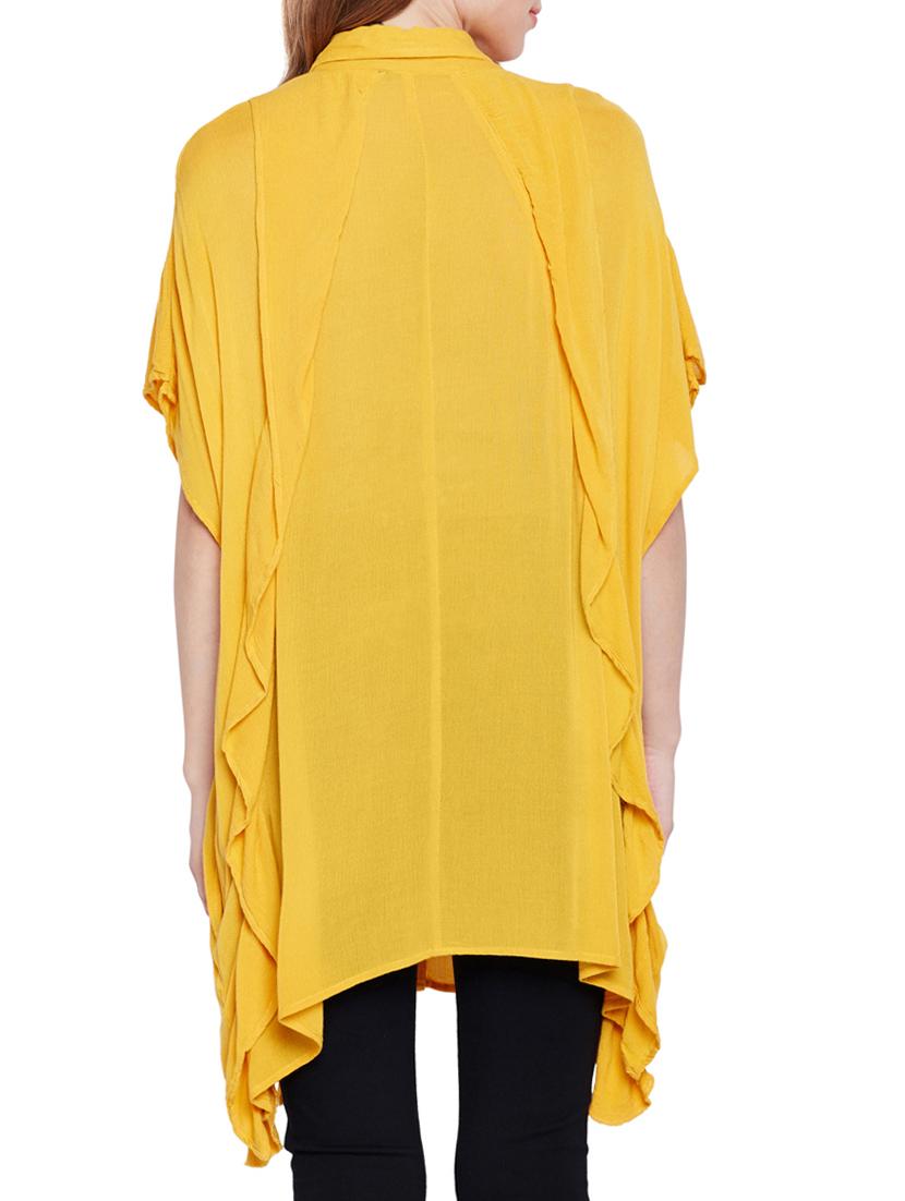 asymmetric ruffled maternity tunic - 15431228 - Zoom Image - 3