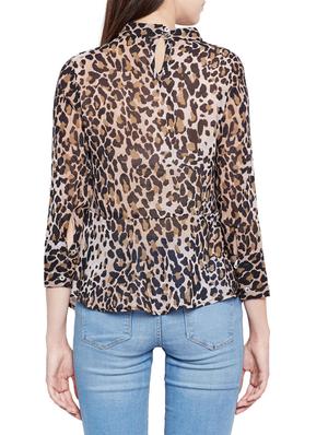animal print mock neck top - 15431331 - Standard Image - 3